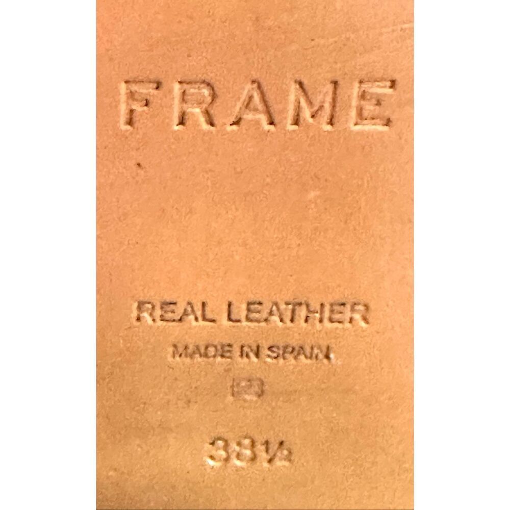 Frame Le Lexington Leather Chelsea Boots in Black Size 38 1/2 or 8 1/2 US - Picture 7 of 8